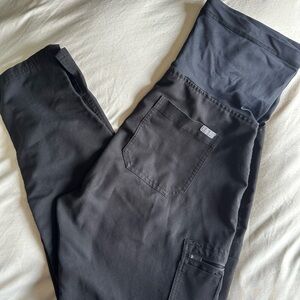 Figs Maternity Women's Black Scrub Pants